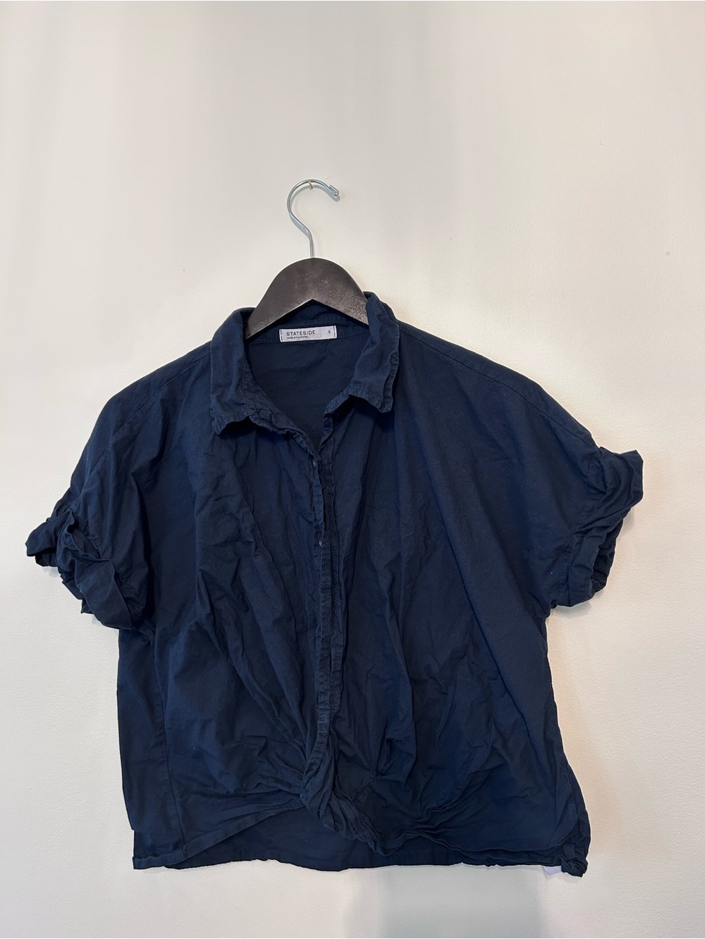 Stateside Navy Collared Shirt